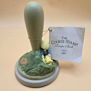 Disney Pooh Winnie Cookie Stamp Brown Bag Cookie Art 1995 Recipe Book